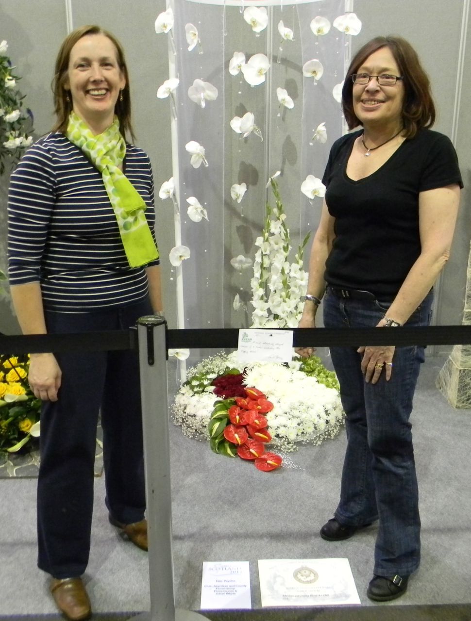 Johan White & Fiona Davies at Gardening Scotland 2012