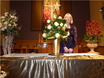 Jan Faulkner with some of her arrangements